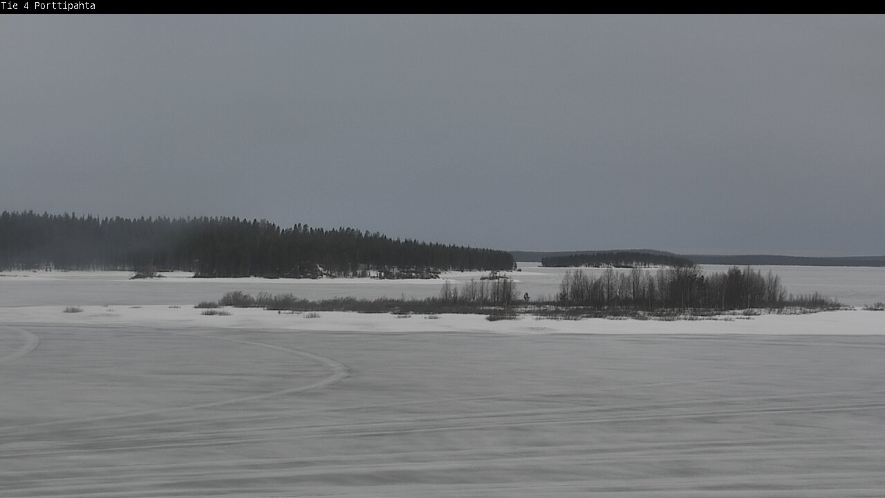 Weather Camera Image Väg 4 Sodankylä, Porttipahta, Sodankylä, Lappi