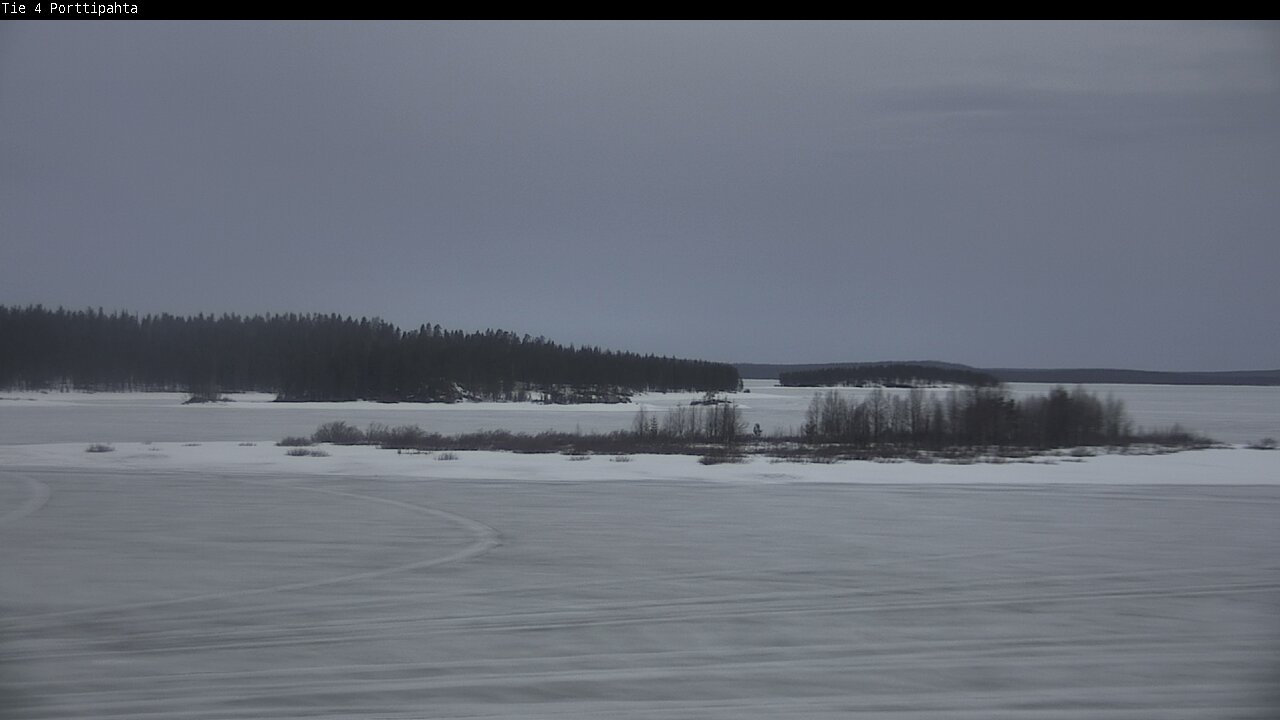 Weather Camera Image Väg 4 Sodankylä, Porttipahta, Sodankylä, Lappi