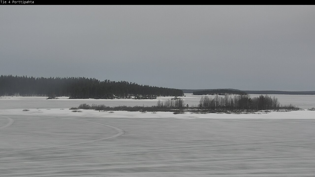 Weather Camera Image Väg 4 Sodankylä, Porttipahta, Sodankylä, Lappi