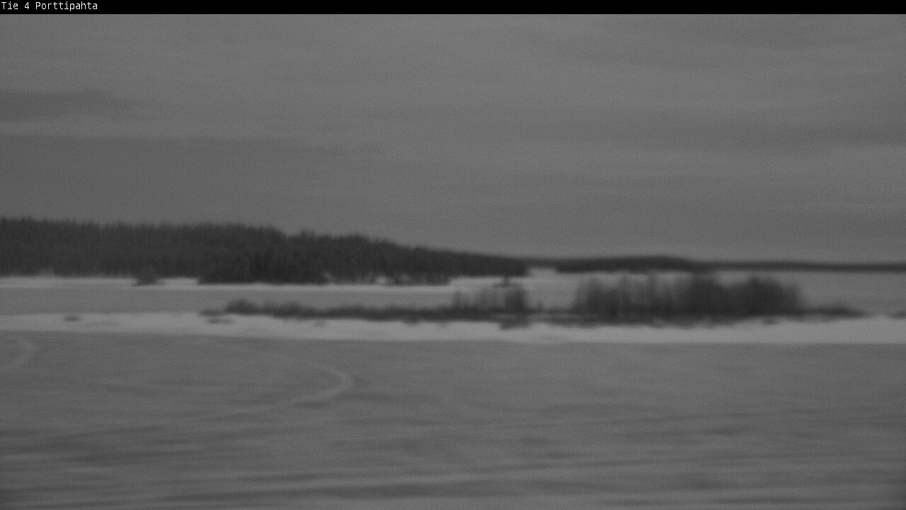 Weather Camera Image Väg 4 Sodankylä, Porttipahta, Sodankylä, Lappi
