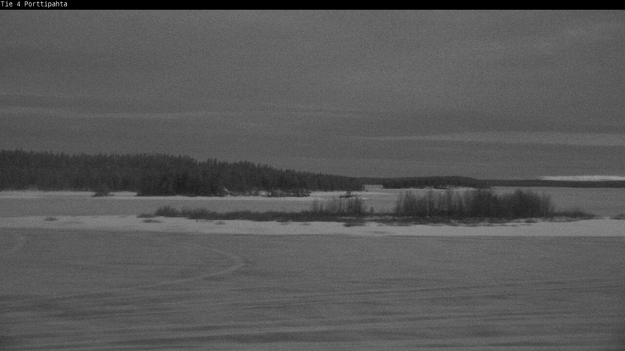 Weather Camera Image Road 4 Sodankylä, Porttipahta, Sodankylä, Lappi