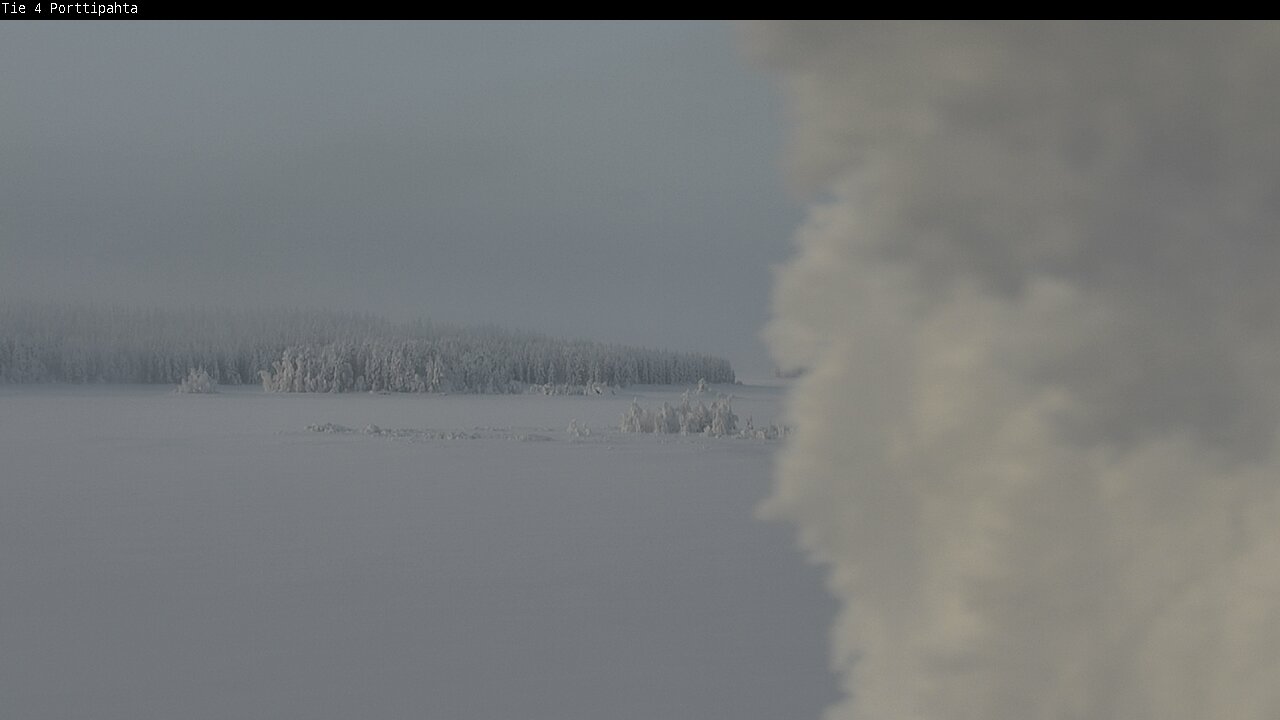 Weather Camera Image Road 4 Sodankylä, Porttipahta, Sodankylä, Lappi