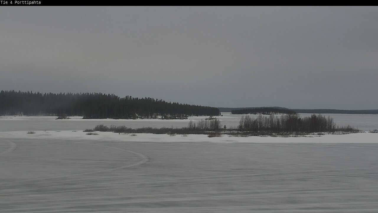 Weather Camera Image Väg 4 Sodankylä, Porttipahta, Sodankylä, Lappi