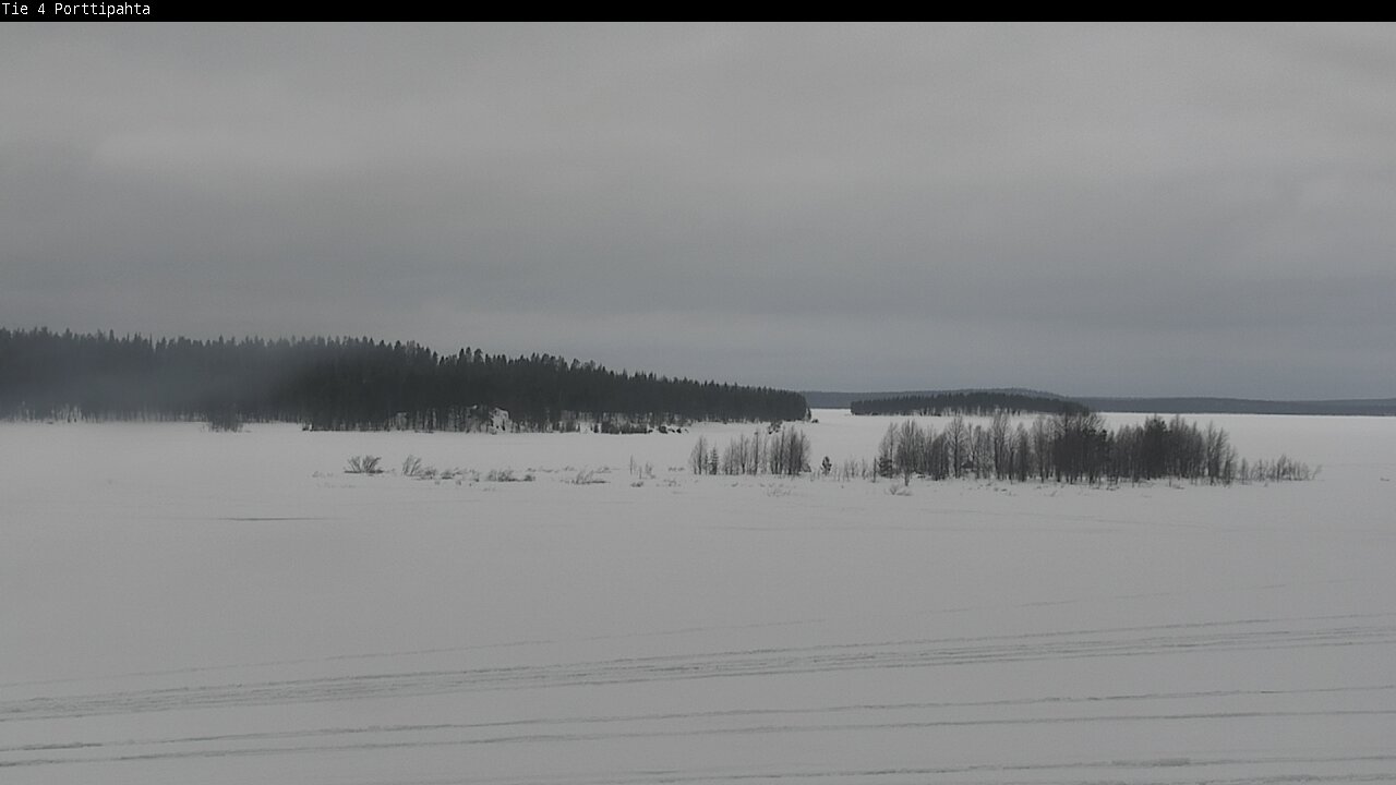Weather Camera Image Road 4 Sodankylä, Porttipahta, Sodankylä, Lappi