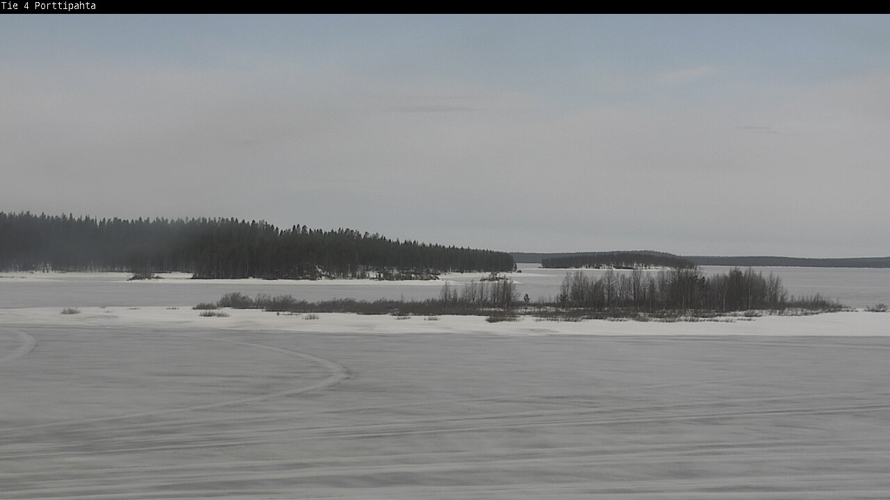 Weather Camera Image Väg 4 Sodankylä, Porttipahta, Sodankylä, Lappi