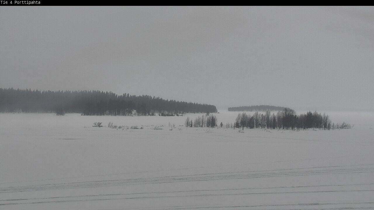 Weather Camera Image Road 4 Sodankylä, Porttipahta, Sodankylä, Lappi