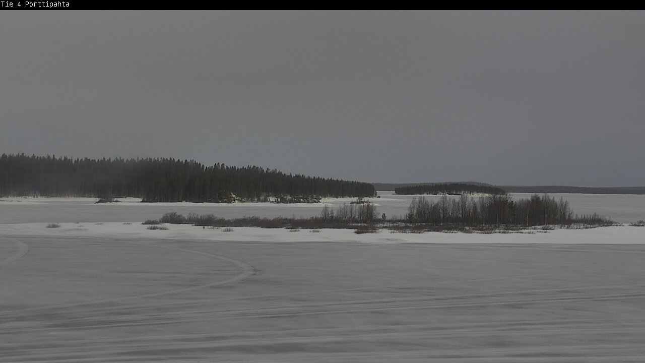 Weather Camera Image Väg 4 Sodankylä, Porttipahta, Sodankylä, Lappi