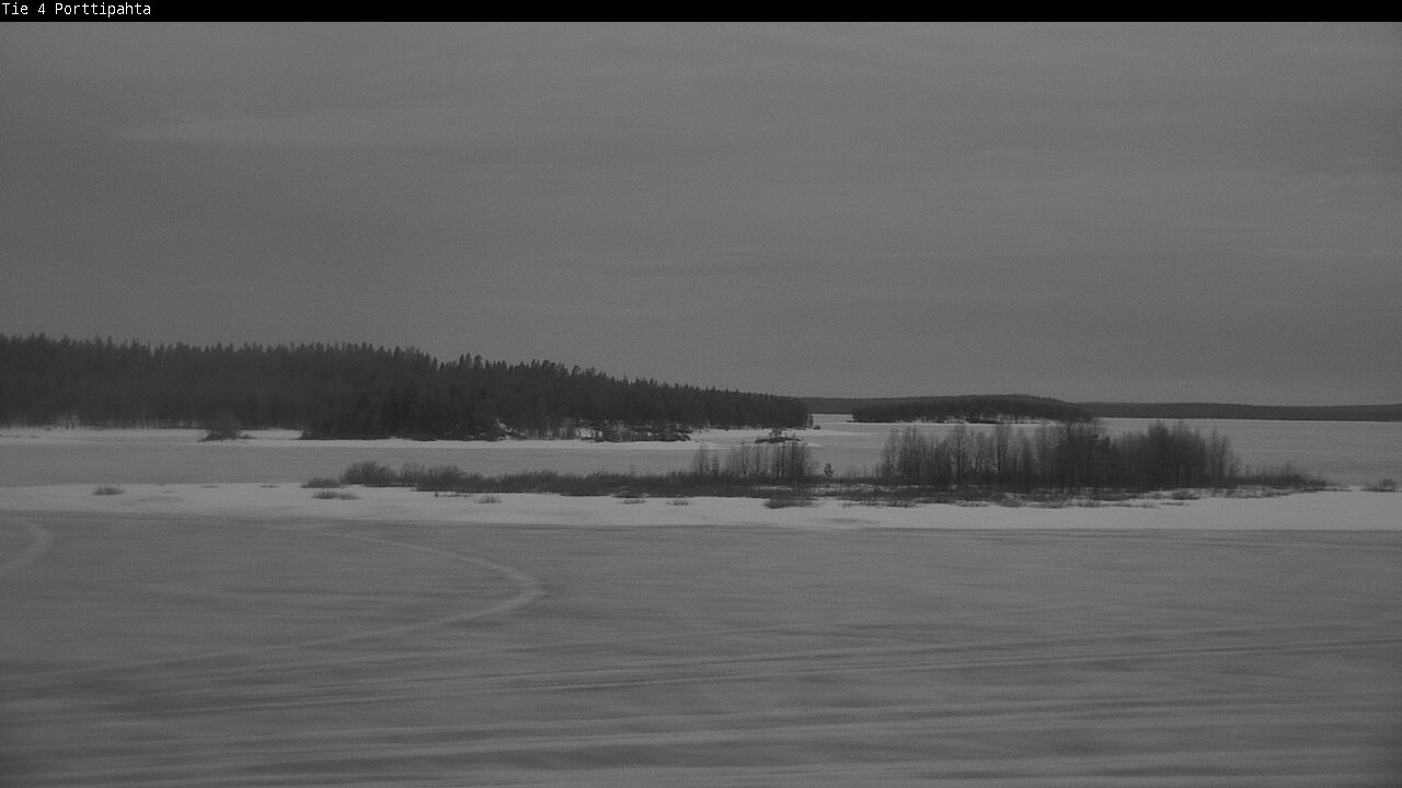 Weather Camera Image Väg 4 Sodankylä, Porttipahta, Sodankylä, Lappi