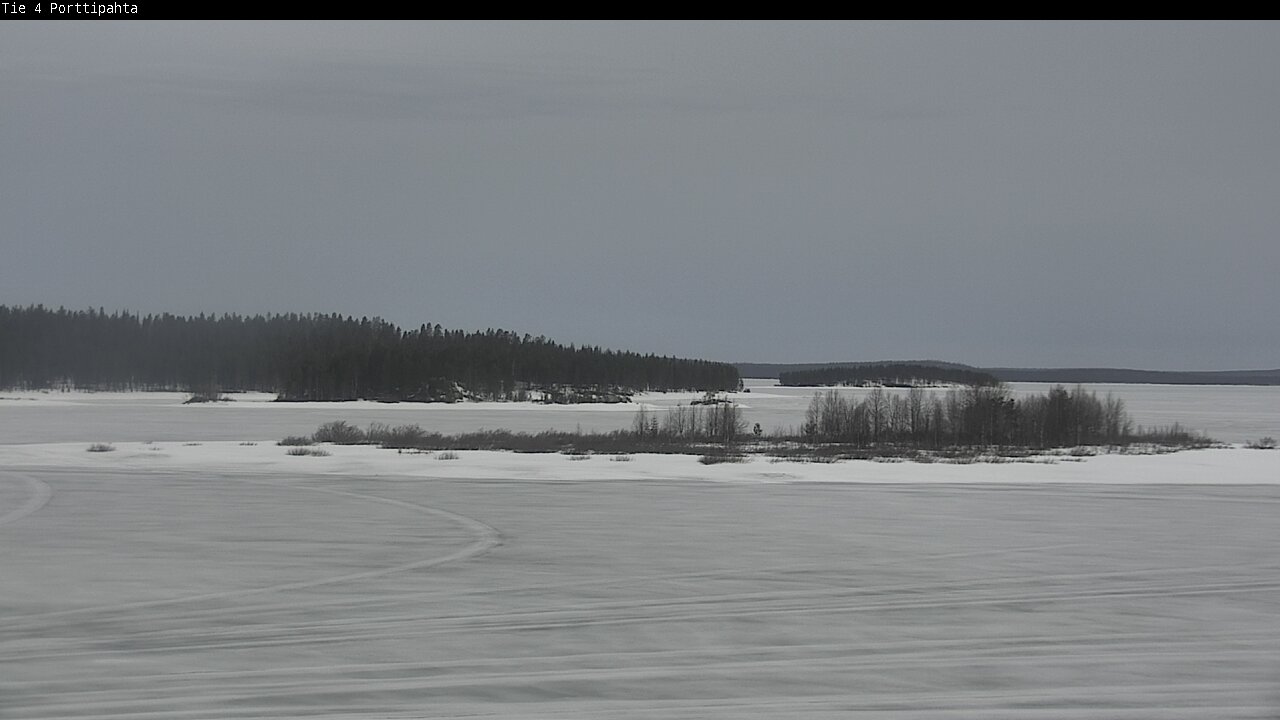 Weather Camera Image Väg 4 Sodankylä, Porttipahta, Sodankylä, Lappi