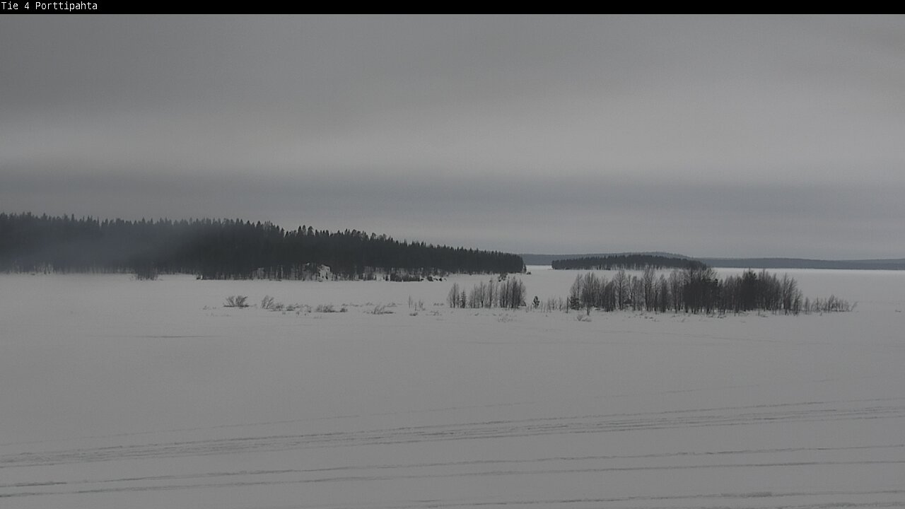 Weather Camera Image Väg 4 Sodankylä, Porttipahta, Sodankylä, Lappi
