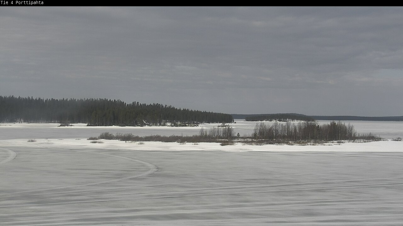 Weather Camera Image Väg 4 Sodankylä, Porttipahta, Sodankylä, Lappi