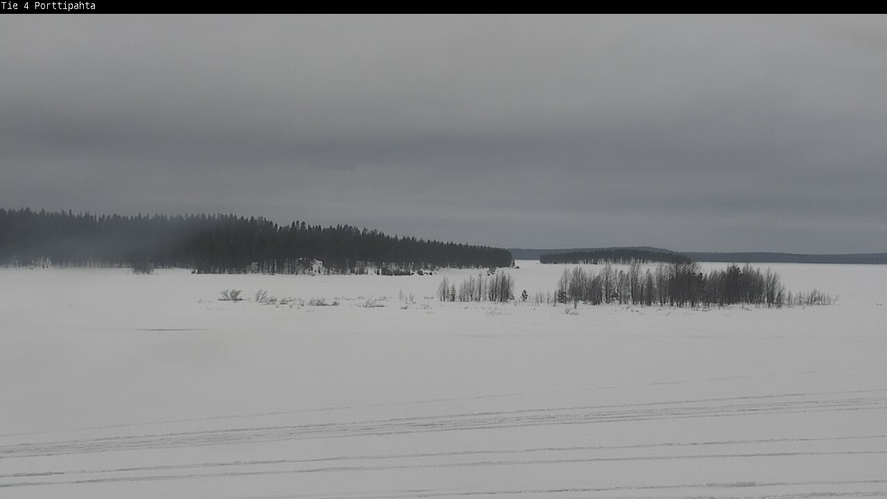 Weather Camera Image Road 4 Sodankylä, Porttipahta, Sodankylä, Lappi
