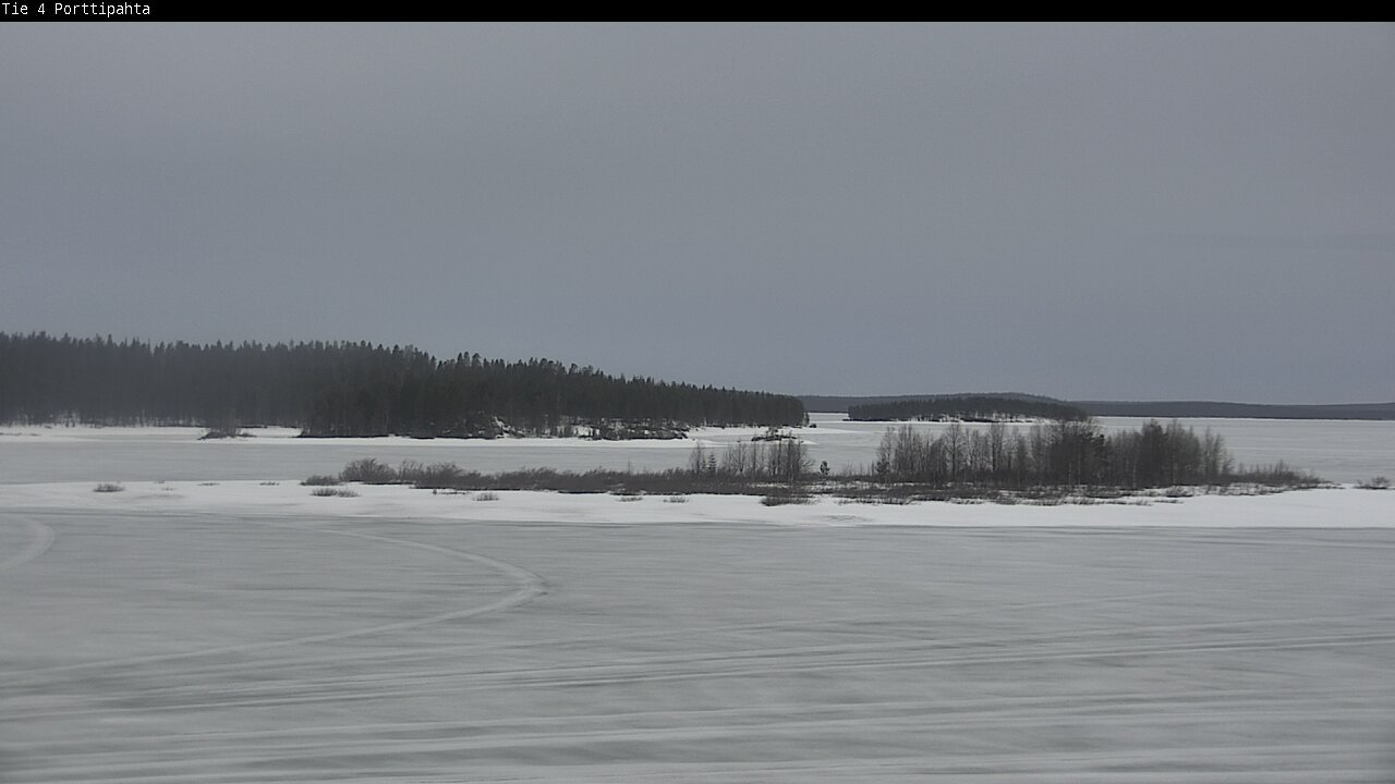 Weather Camera Image Väg 4 Sodankylä, Porttipahta, Sodankylä, Lappi