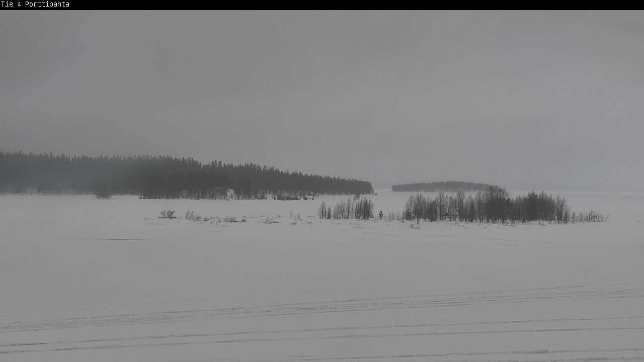 Weather Camera Image Road 4 Sodankylä, Porttipahta, Sodankylä, Lappi