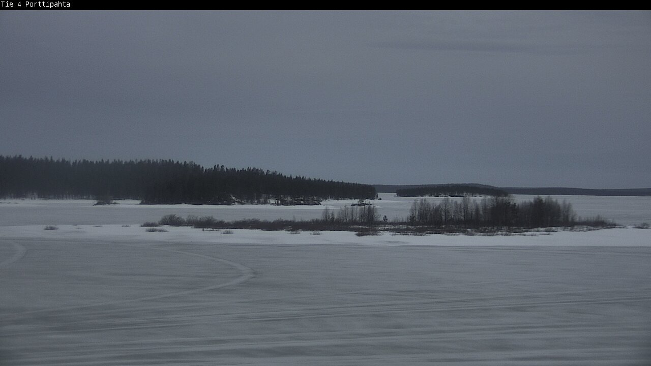 Weather Camera Image Väg 4 Sodankylä, Porttipahta, Sodankylä, Lappi