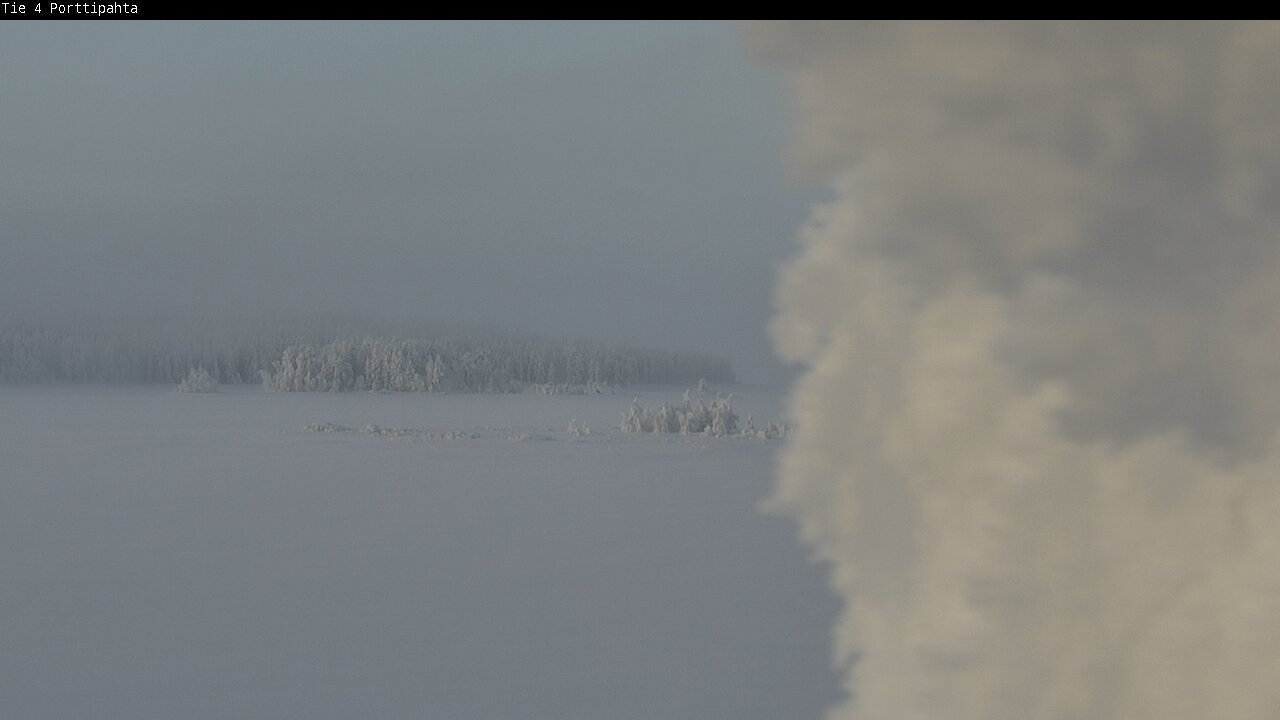 Weather Camera Image Road 4 Sodankylä, Porttipahta, Sodankylä, Lappi