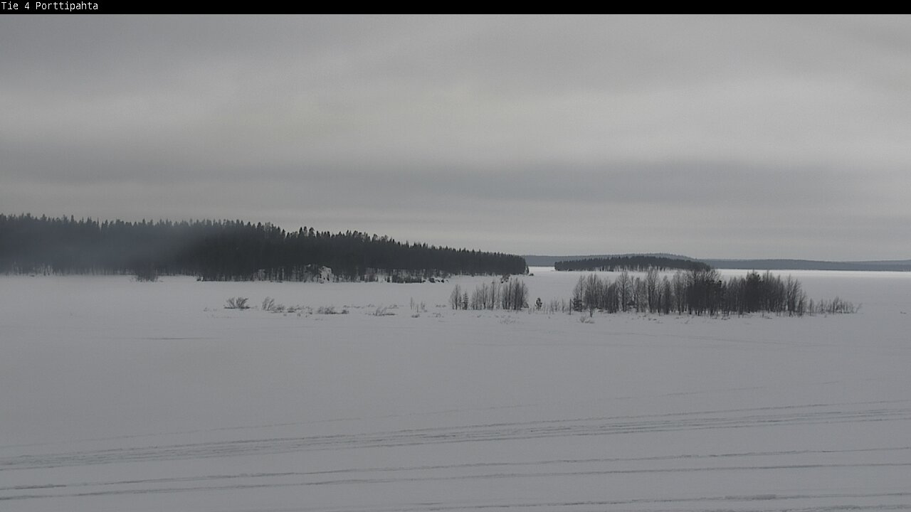 Weather Camera Image Väg 4 Sodankylä, Porttipahta, Sodankylä, Lappi