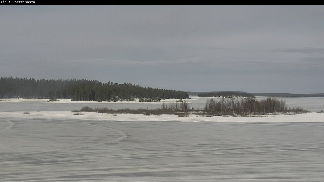 Weather Camera Image Väg 4 Sodankylä, Porttipahta, Sodankylä, Lappi