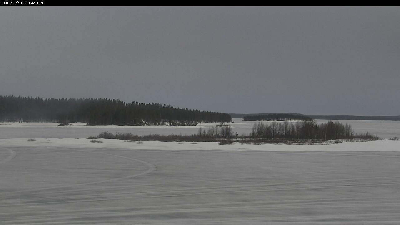 Weather Camera Image Väg 4 Sodankylä, Porttipahta, Sodankylä, Lappi