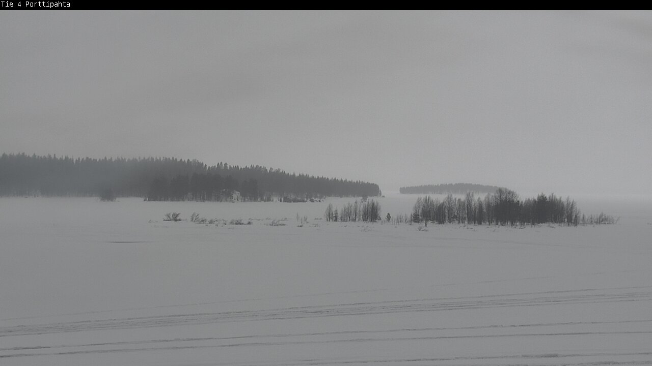 Weather Camera Image Road 4 Sodankylä, Porttipahta, Sodankylä, Lappi