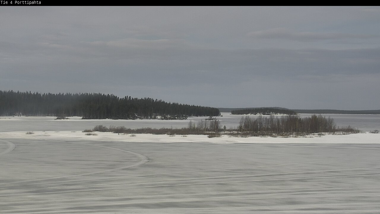 Weather Camera Image Väg 4 Sodankylä, Porttipahta, Sodankylä, Lappi