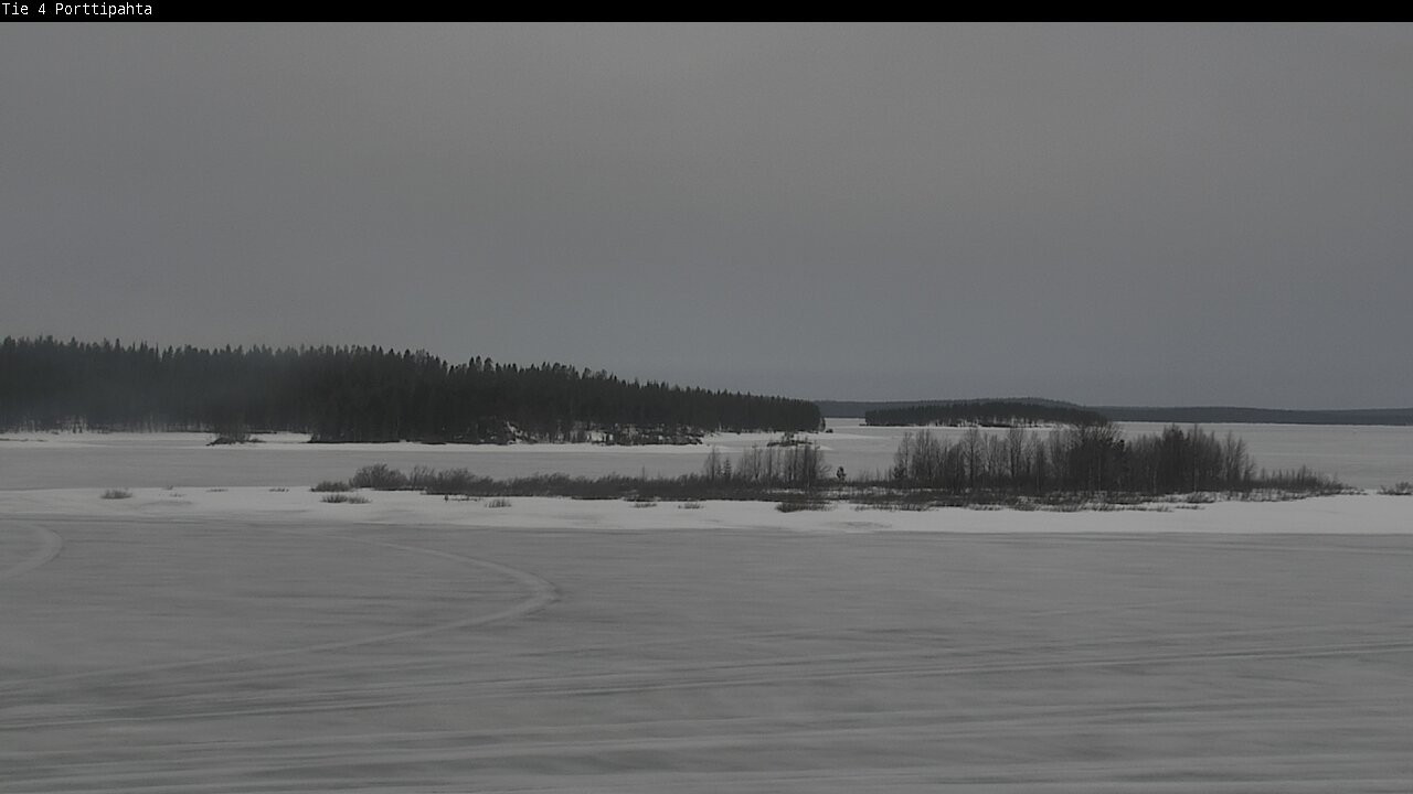 Weather Camera Image Väg 4 Sodankylä, Porttipahta, Sodankylä, Lappi