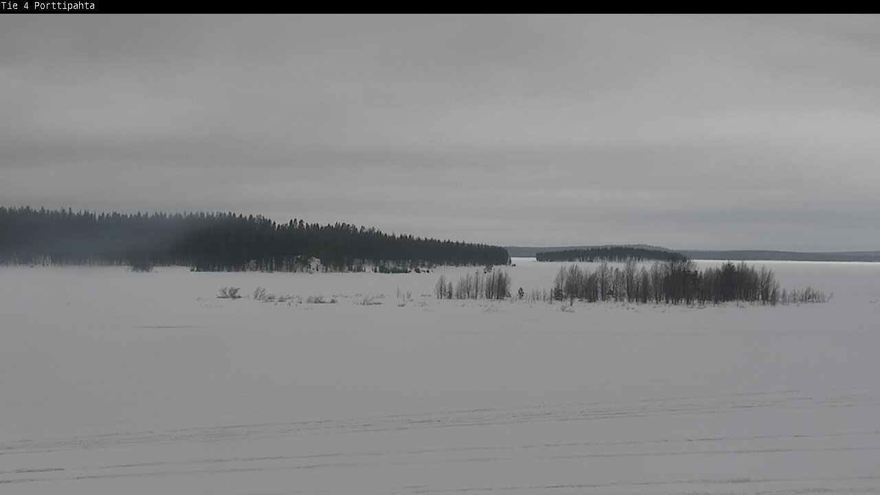 Weather Camera Image Väg 4 Sodankylä, Porttipahta, Sodankylä, Lappi