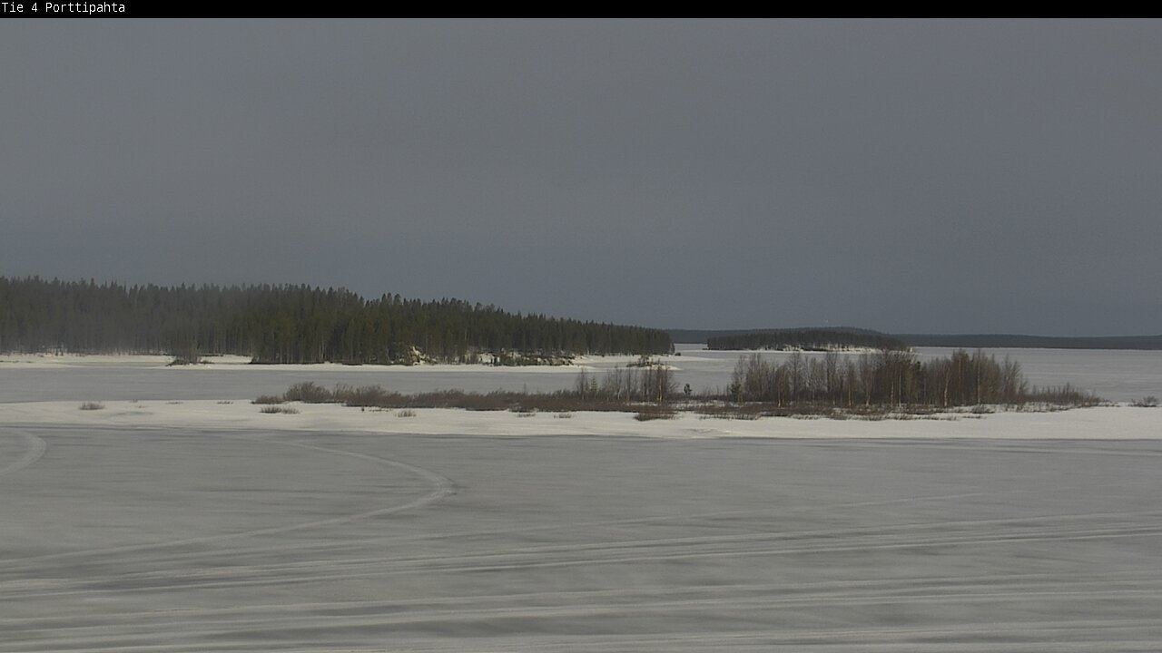 Weather Camera Image Väg 4 Sodankylä, Porttipahta, Sodankylä, Lappi