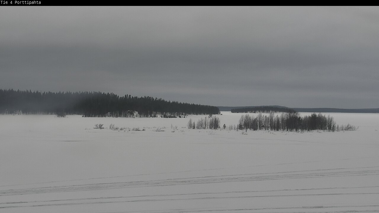 Weather Camera Image Road 4 Sodankylä, Porttipahta, Sodankylä, Lappi