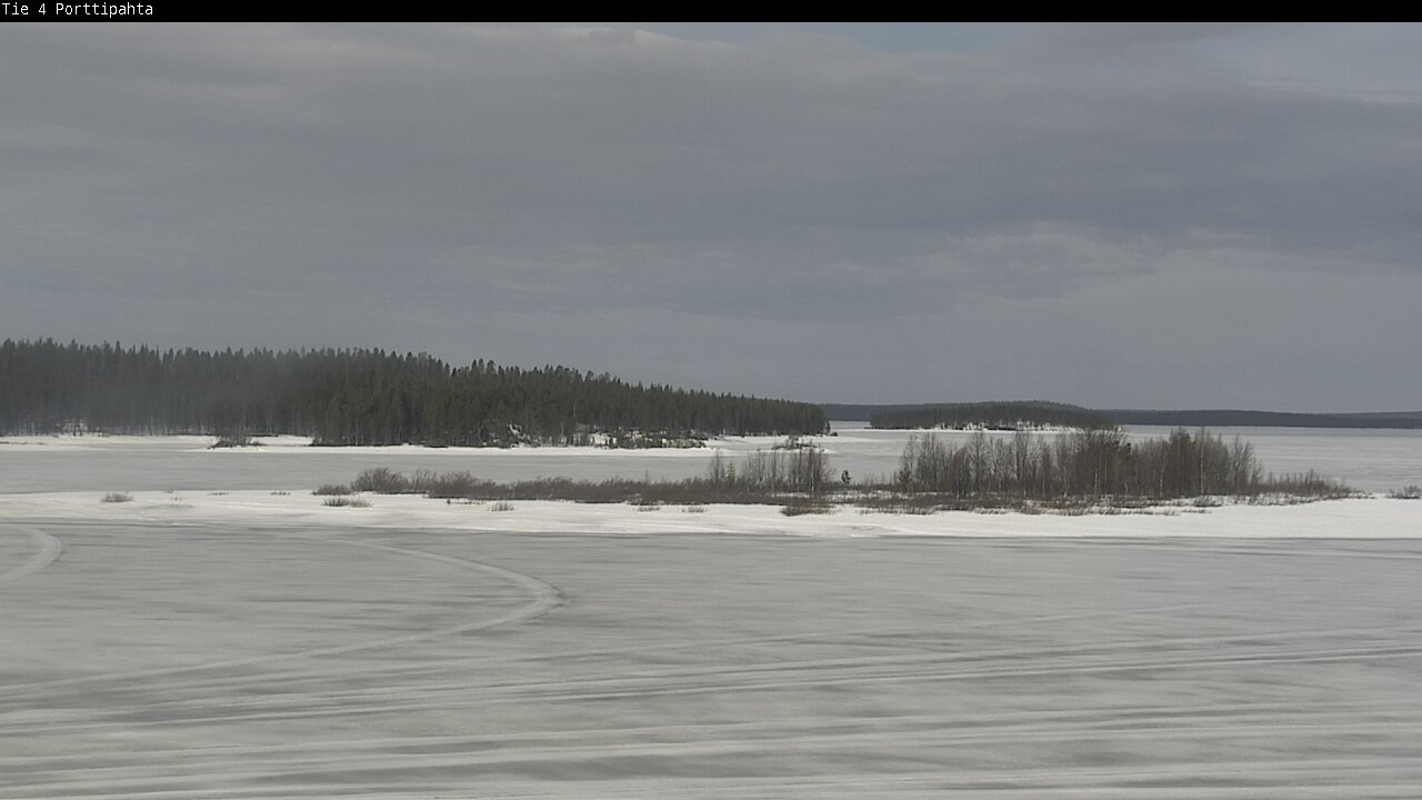 Weather Camera Image Väg 4 Sodankylä, Porttipahta, Sodankylä, Lappi