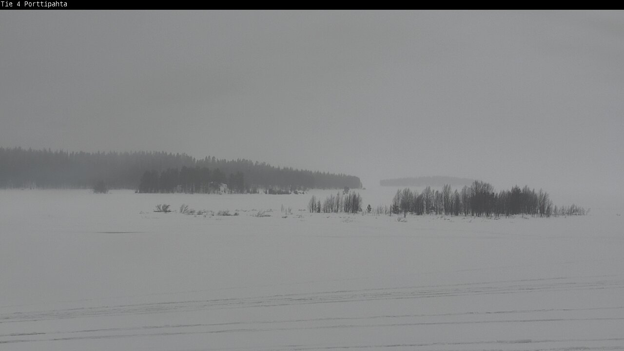 Weather Camera Image Road 4 Sodankylä, Porttipahta, Sodankylä, Lappi