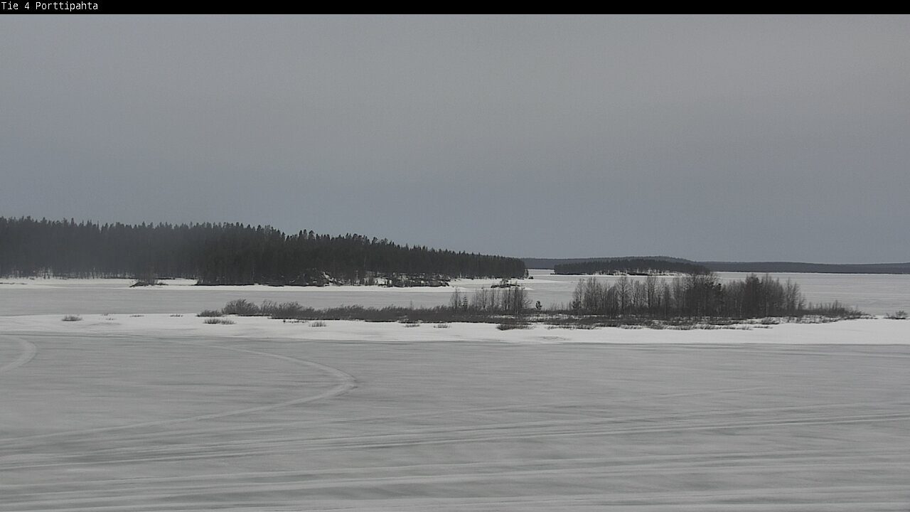 Weather Camera Image Väg 4 Sodankylä, Porttipahta, Sodankylä, Lappi