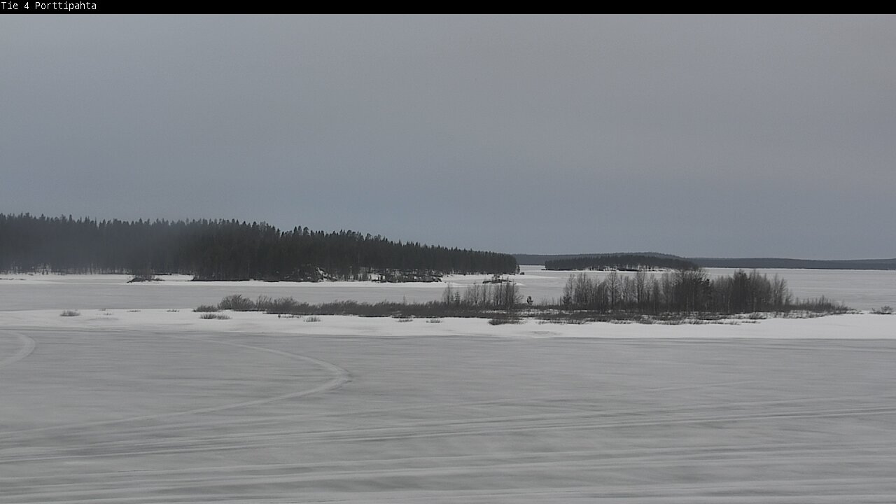 Weather Camera Image Väg 4 Sodankylä, Porttipahta, Sodankylä, Lappi