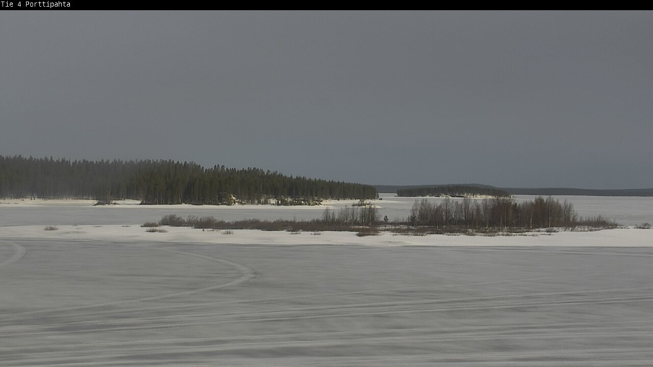 Weather Camera Image Väg 4 Sodankylä, Porttipahta, Sodankylä, Lappi