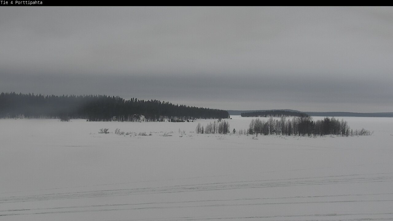 Weather Camera Image Väg 4 Sodankylä, Porttipahta, Sodankylä, Lappi