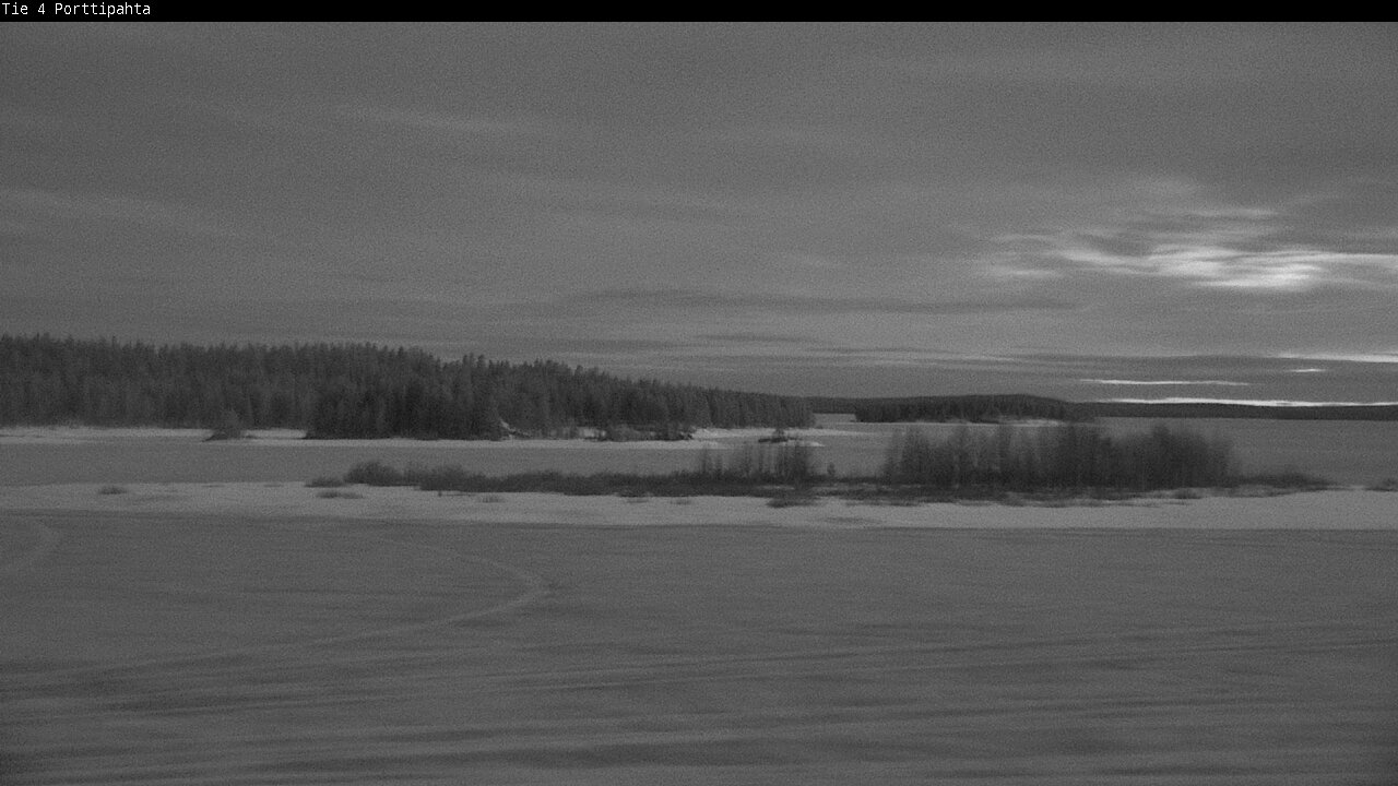 Weather Camera Image Road 4 Sodankylä, Porttipahta, Sodankylä, Lappi