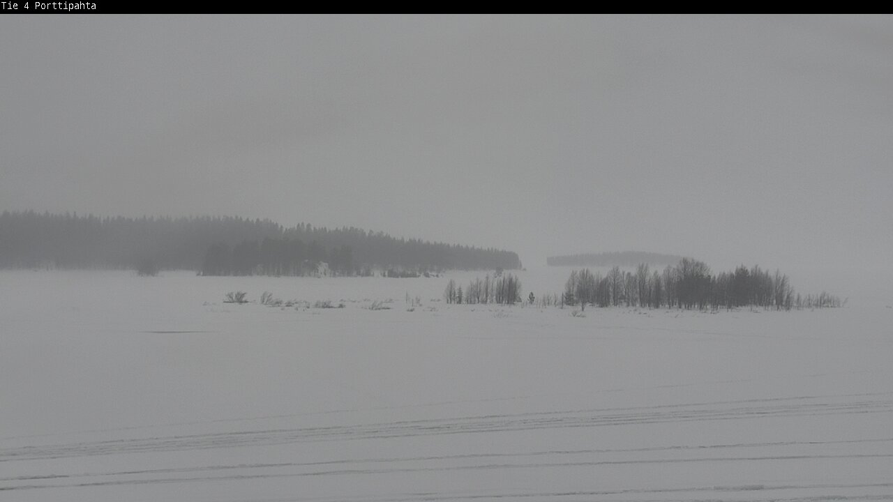 Weather Camera Image Road 4 Sodankylä, Porttipahta, Sodankylä, Lappi