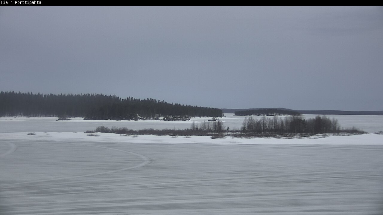 Weather Camera Image Väg 4 Sodankylä, Porttipahta, Sodankylä, Lappi