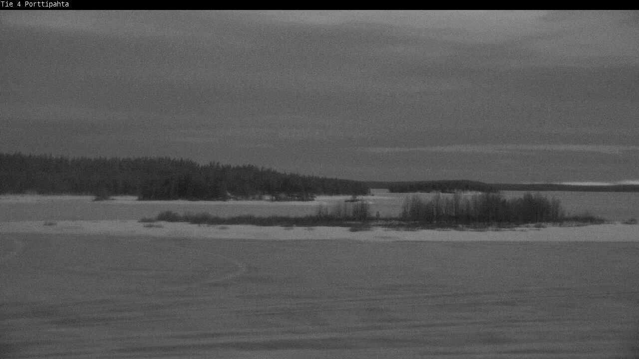 Weather Camera Image Road 4 Sodankylä, Porttipahta, Sodankylä, Lappi