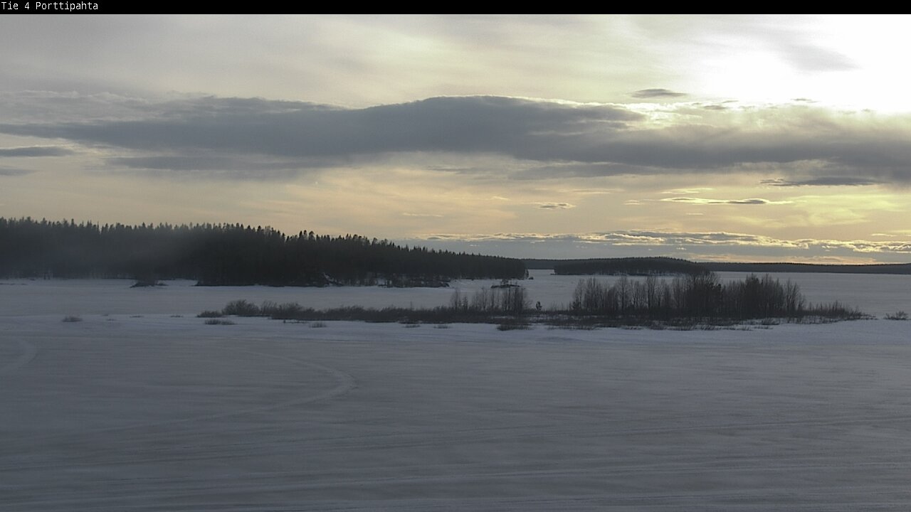 Weather Camera Image Väg 4 Sodankylä, Porttipahta, Sodankylä, Lappi