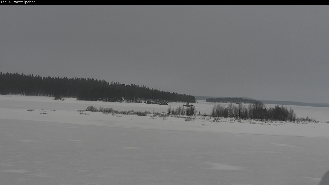 Weather Camera Image Väg 4 Sodankylä, Porttipahta, Sodankylä, Lappi
