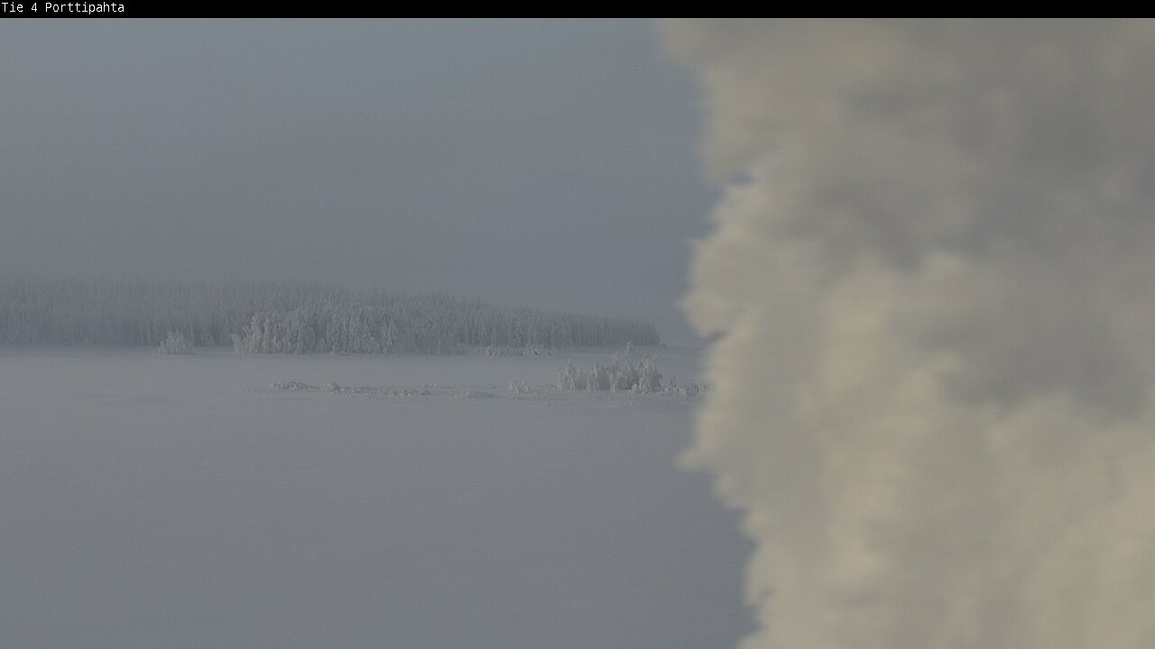 Weather Camera Image Road 4 Sodankylä, Porttipahta, Sodankylä, Lappi