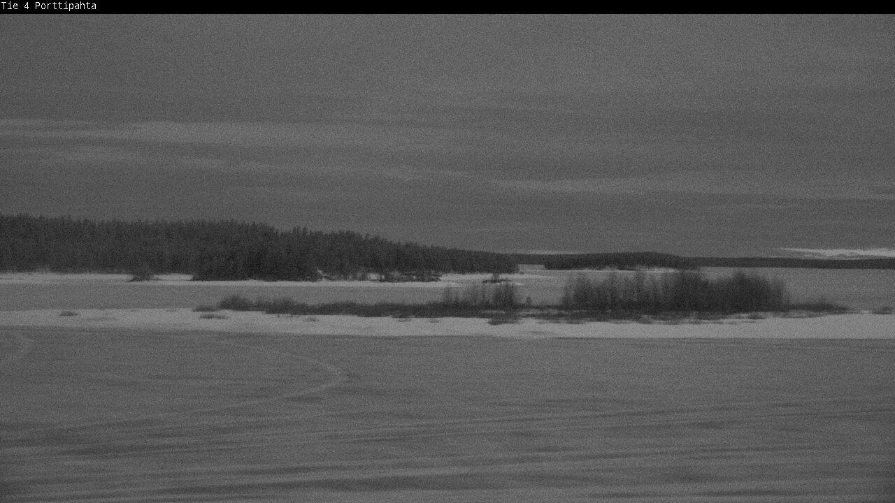 Weather Camera Image Road 4 Sodankylä, Porttipahta, Sodankylä, Lappi
