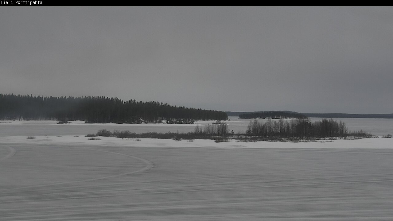 Weather Camera Image Väg 4 Sodankylä, Porttipahta, Sodankylä, Lappi