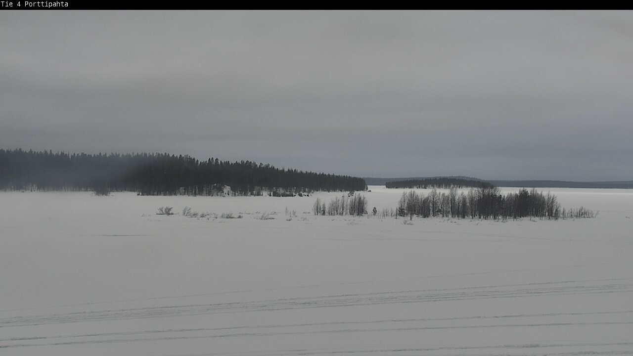 Weather Camera Image Väg 4 Sodankylä, Porttipahta, Sodankylä, Lappi