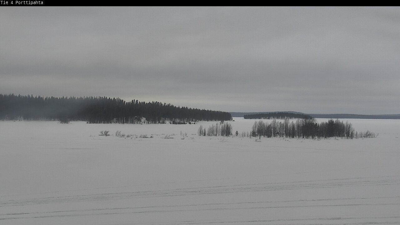 Weather Camera Image Väg 4 Sodankylä, Porttipahta, Sodankylä, Lappi