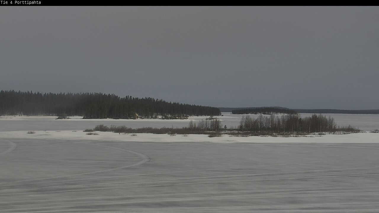 Weather Camera Image Väg 4 Sodankylä, Porttipahta, Sodankylä, Lappi