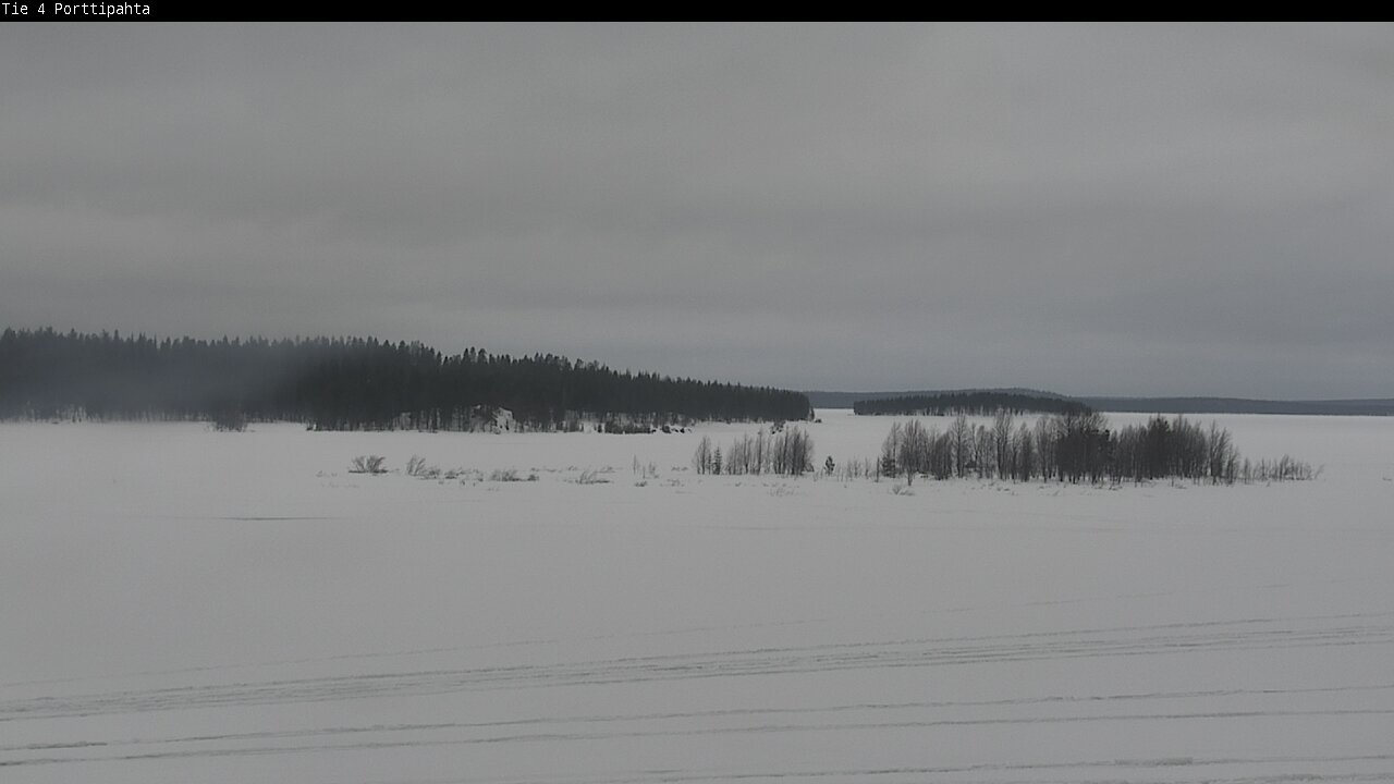 Weather Camera Image Väg 4 Sodankylä, Porttipahta, Sodankylä, Lappi