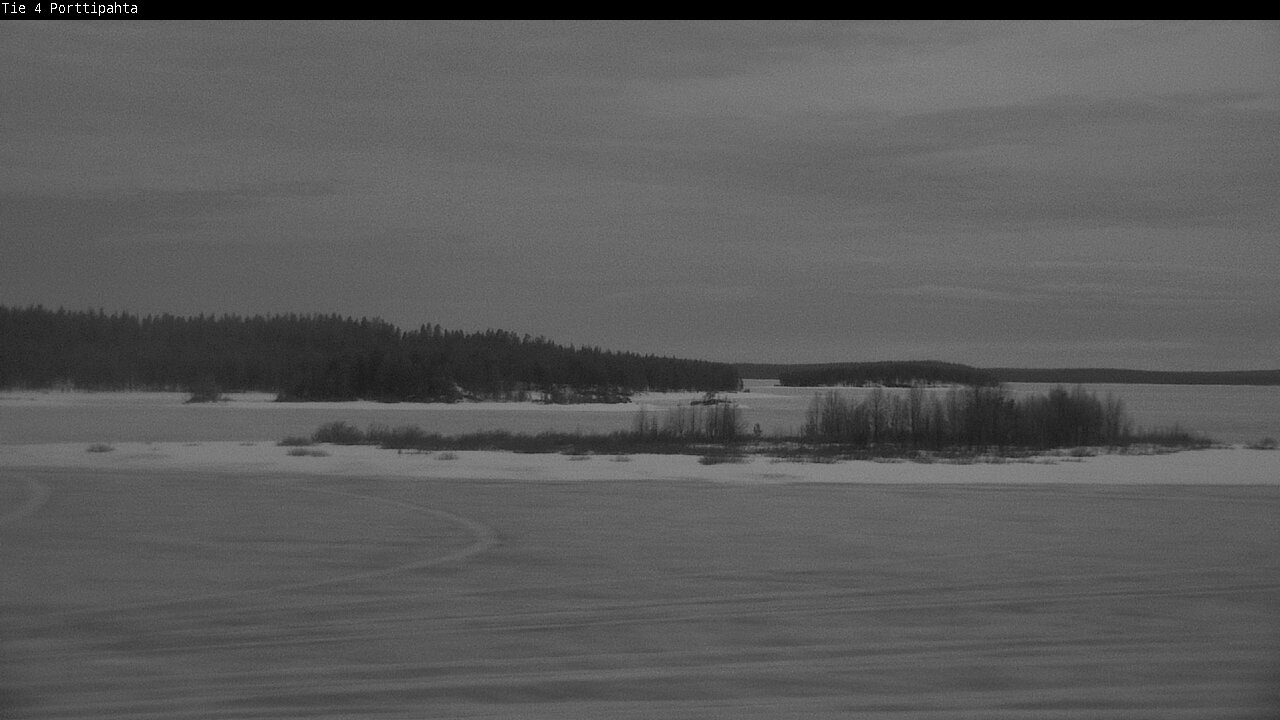 Weather Camera Image Väg 4 Sodankylä, Porttipahta, Sodankylä, Lappi
