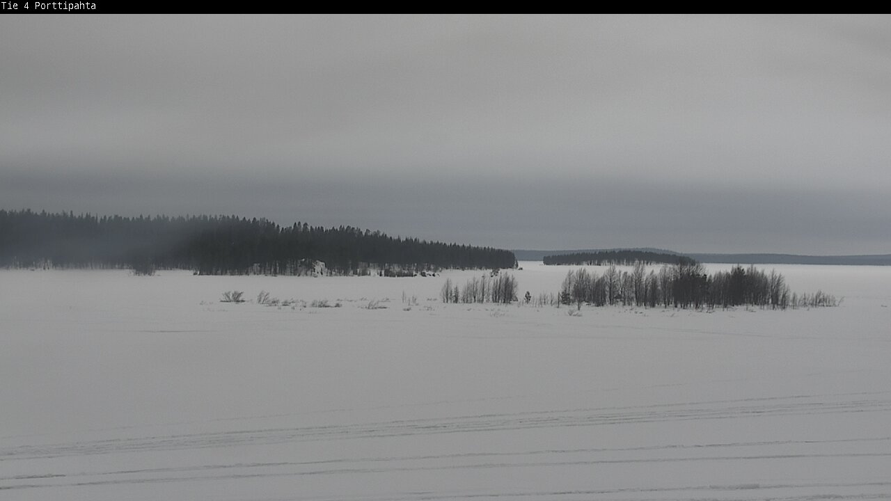 Weather Camera Image Väg 4 Sodankylä, Porttipahta, Sodankylä, Lappi
